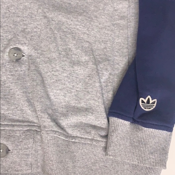 Vintage Adidas Preppy Men’s Shawl Collar Academia Cardigan sweater XL - Picture 4 of 9